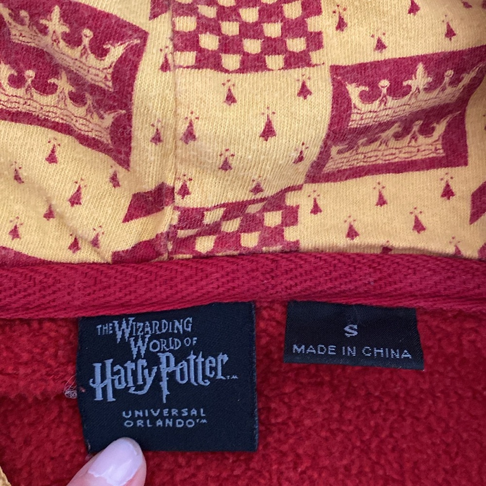 The Wizarding World of Harry Potter Universal Studios Hoodie Sweatshirt Jacket - Picture 7 of 8